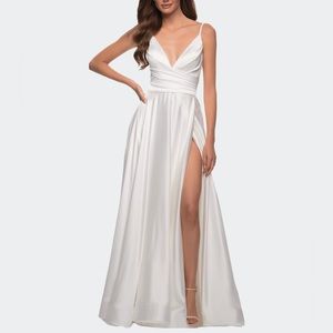 La Femme Satin Ballgown Size 6 Nwot